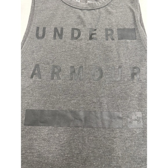 Under Armour Tank Top Shirt Mens XS USA Sleeveless Workout Heat Gear - Picture 3 of 6